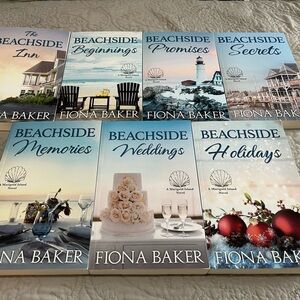 Matched set of 7 books by Fiona Baker in the Marigold
Island Series